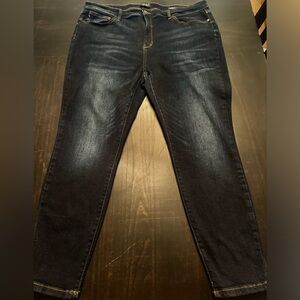 Judy Blue Dark Wash Jeans 3XL  Plus Size JB82110DK Skinny Fit High Rise